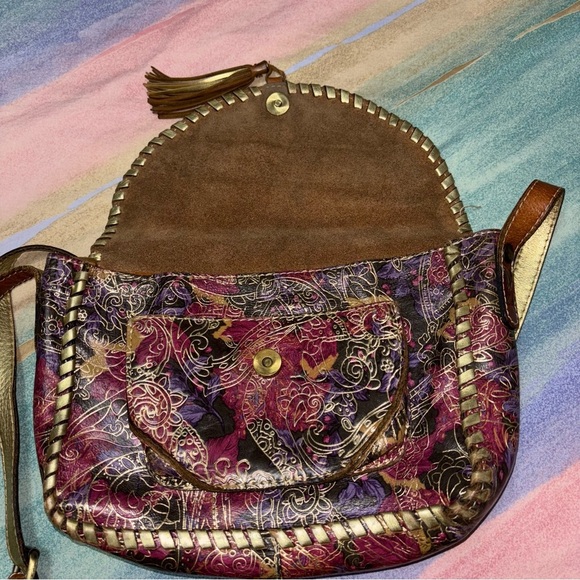 Patricia Nash tooled leather shoulder bag - Picture 6 of 10